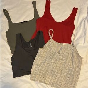 Women's Med Crop Tanks